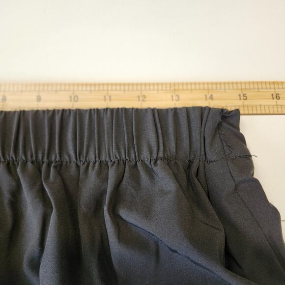 SOHO Black Flounce Mini Skort M Stretch Pull-On Skater Vibe - Picture 6 of 8